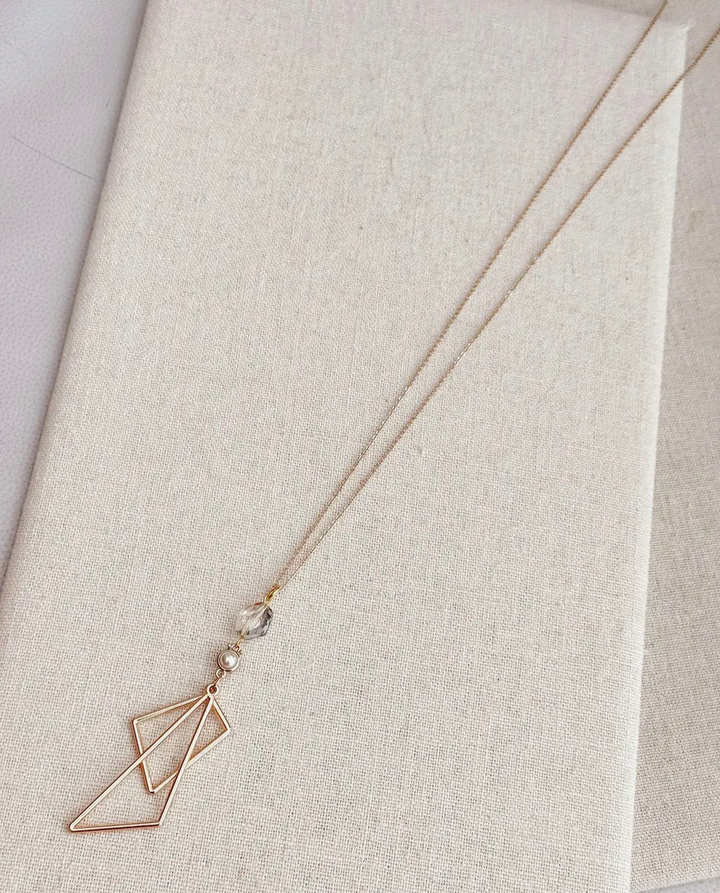 Swarovski Crystal Geometric Pendant Necklace
