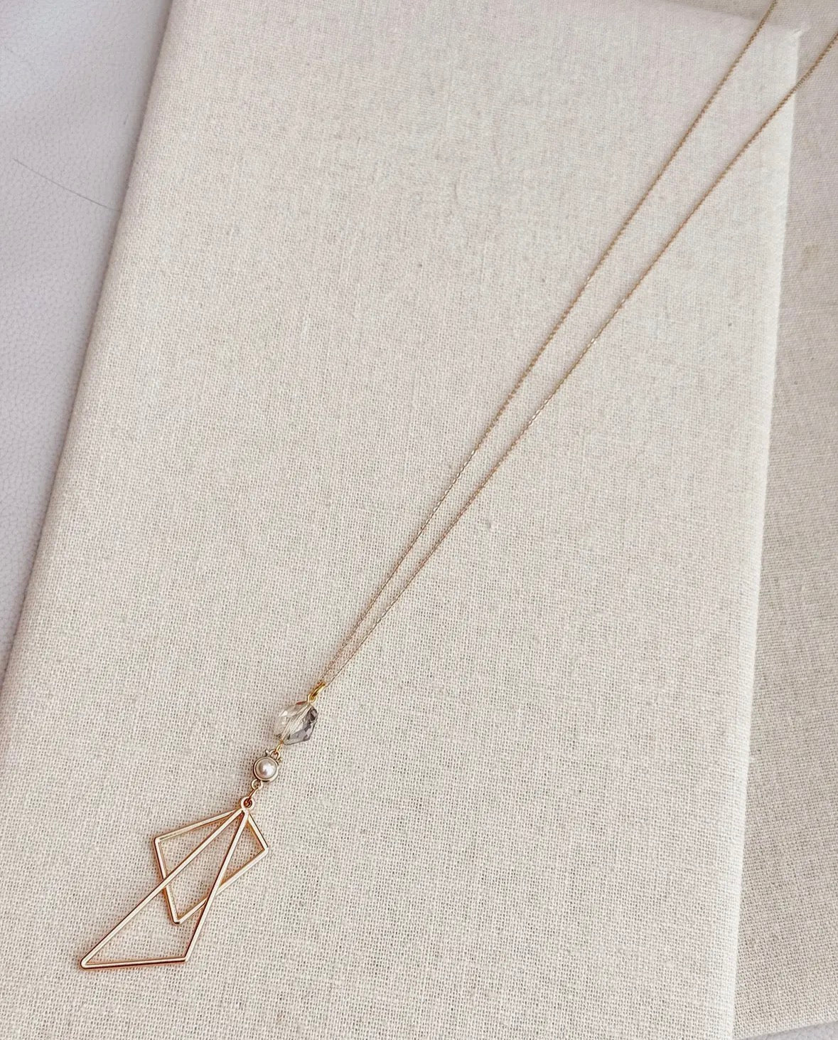 Swarovski Crystal Geometric Pendant Necklace