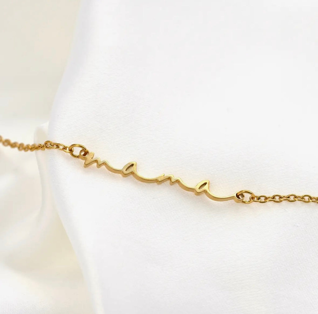 Dainty Mama Bracelet - gold