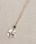 Tiger's Eye Freshwater Pearl
Hummingbird Necklace