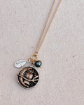 Owl & Moon Pearl Tailsman Charm Necklace
