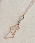 Swarovski Crystal Geometric Pendant Necklace