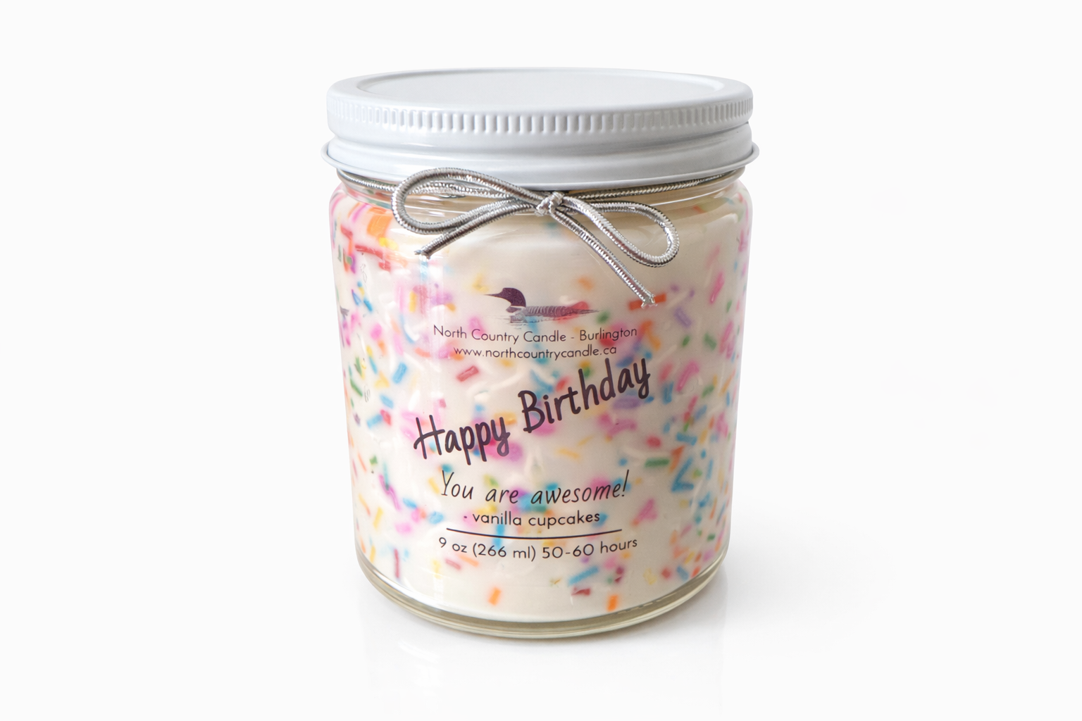 Happy Birthday Sprinkle Candle - 9oz Soy Wax