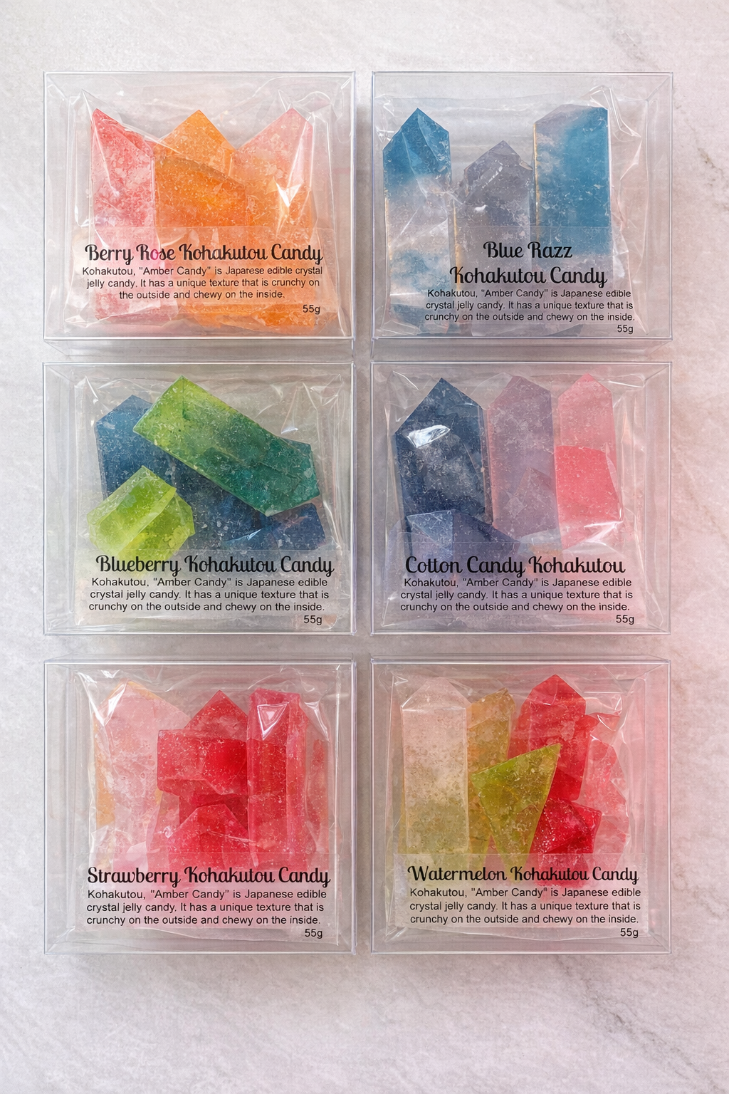 Kohakutou Candy - Japanese crystal jelly candy